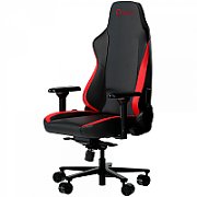 LORGAR Embrace 533, Gaming chair, PU eco-leather, 1.8 mm metal frame, multiblock mechanism, 4D armrests, 5 Star aluminium base, Class-4 gas lift, 75mm PU casters, Black + red_1