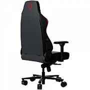 LORGAR Embrace 533, Gaming chair, PU eco-leather, 1.8 mm metal frame, multiblock mechanism, 4D armrests, 5 Star aluminium base, Class-4 gas lift, 75mm PU casters, Black + red_3