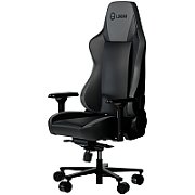 LORGAR Base 311, Gaming chair, PU eco-leather, 1.8 mm metal frame, multiblock mechanism, 4D armrests, 5 Star aluminium base, Class-4 gas lift, 75mm PU casters, Black + grey_1