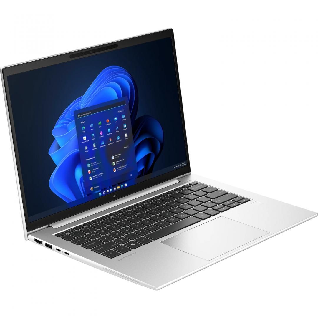 Laptop HP EliteBook 840 G10 cu procesor Intel Core i5-1340P 12-Core (1.9GHz, up to 4.6GHz, 12MB), 14.0 inch WUXGA, Intel UHD Premium Graphics, 16GB DDR5, SSD, 512GB PCIe NVMe, Windows 11 Pro 64bit, Silver, 3yw_4