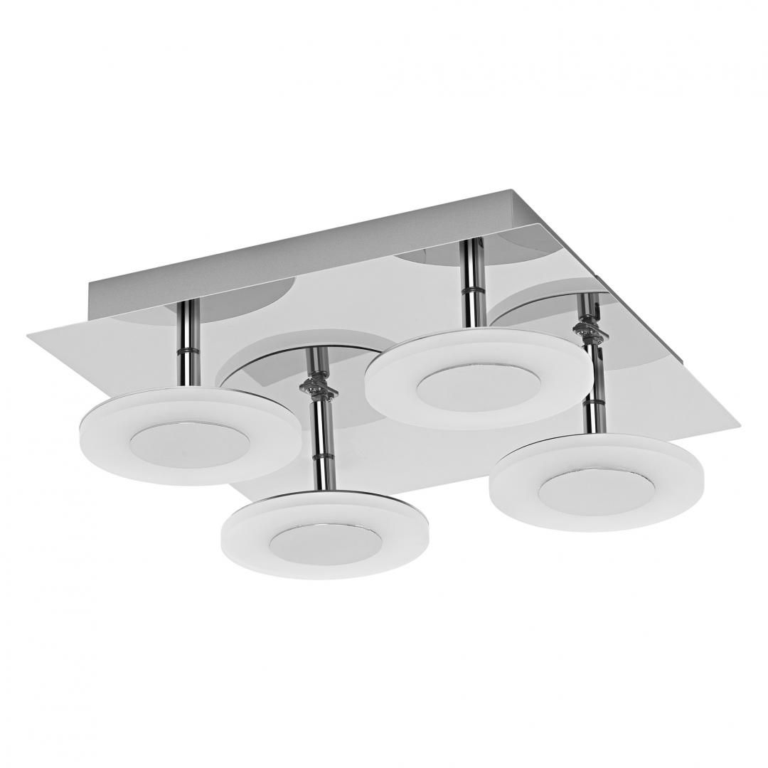 Plafoniera LED inteligenta pentru baie Ledvance SMART+ Wifi Orbis Square Wave 300, 26W, 2800 lm, lumina alba (3000-6500K), IP44, 300x93x300mm, metal, Argintiu_2