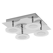 Plafoniera LED inteligenta pentru baie Ledvance SMART+ Wifi Orbis Square Wave 300, 26W, 2800 lm, lumina alba (3000-6500K), IP44, 300x93x300mm, metal, Argintiu_2