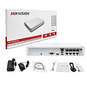  NVR HIKVISION Mini DS-7108NI-Q1/8P 8-ch  pana la 6 MP rezolutie,  Video Compresie:H.265+/H.265/H.264+/H.264 Output  simultan HDMI&VGA Protocol:TCP/IP, DHCP, Hik-Connect, DNS, DDNS, NTP, SADP, SMTP,UPnP Interfata Retea:1, RJ-45 10/100Mbps self-adaptive Ethernet interface POE : 8, RJ-45 10/100