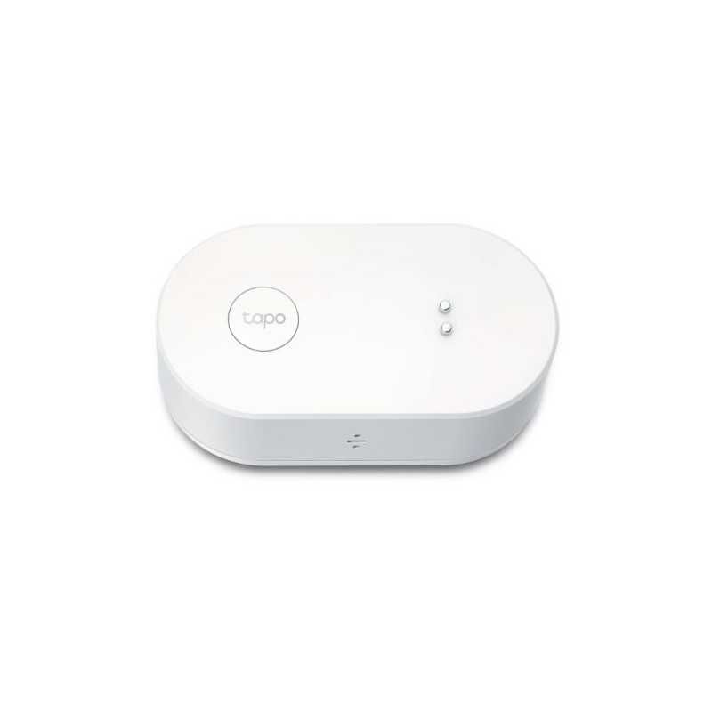 TP-LINK TAPO T300, Senzor smart de scurgeri de apa (necesită Hub Tapo), Wireless: 868, Alimentare: 2 baterii tip AAA (incluse), Dimensiuni: 84.5 × 46.5 × 30 mm.
