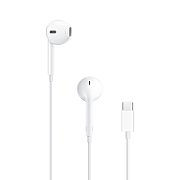 CASTI Apple EarPods, pt. smartphone, cu fir, intraauriculare - butoni, microfon pe fir, conectare prin USB Type-C, alb, 