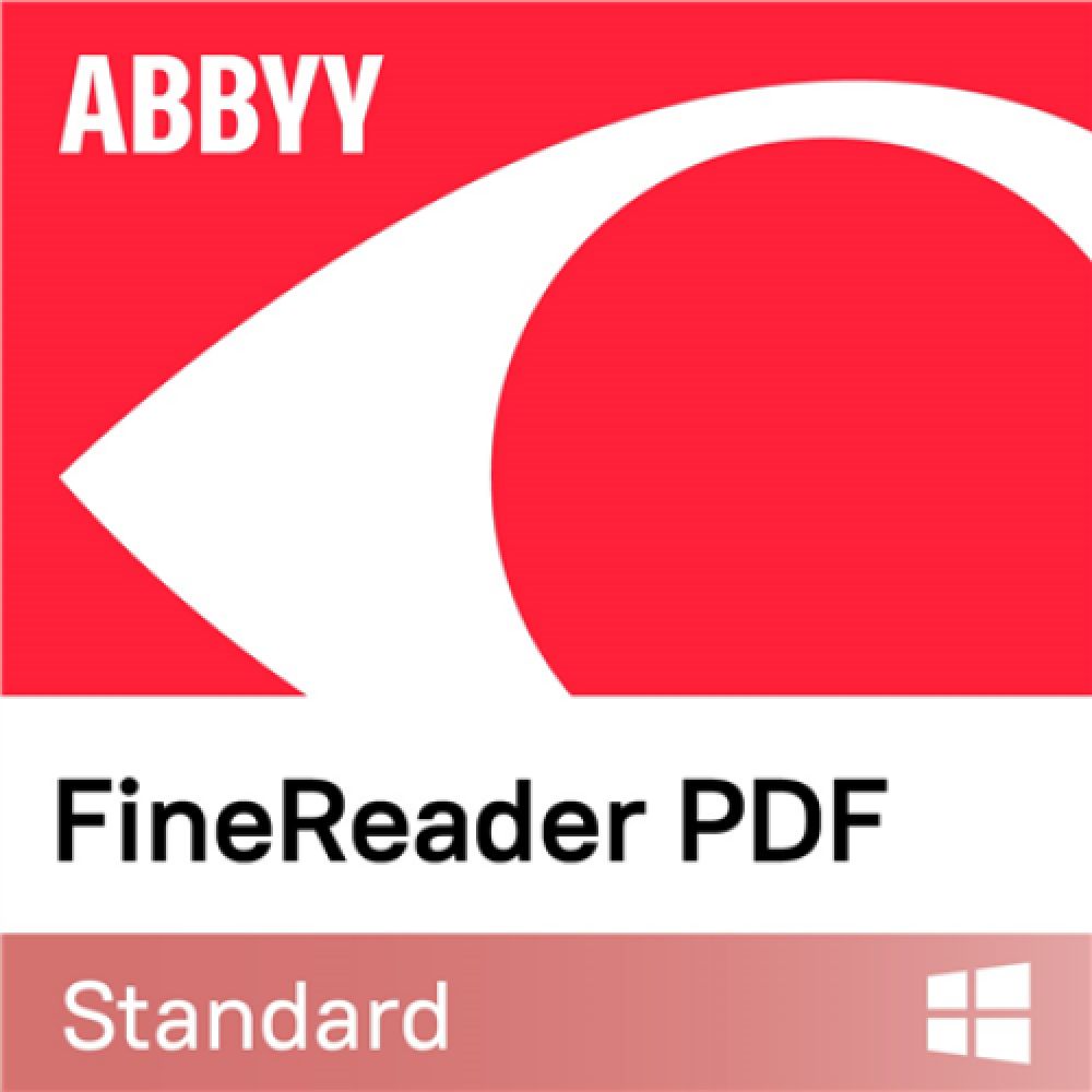 ABBYY FineReader PDF Standard, Single User License (ESD), GOV/NPO/EDU, Subscription 1y
