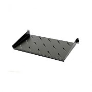Raft fix Spacer 19-inch, 1U, adancime 425 mm, max 60 kg, negru