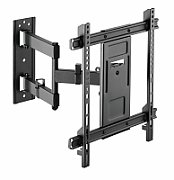 Suport TV de perete Serioux TV61-443, compatibilitate  dimensiune ecran: 32 -70 , compatibilitate VESA: 200x100, 200x200, 300x200, 400x200, 300x300, 400x300, 400x400, greutate maximă suportata:  50kg, distanta fata de perete: 78~442mm, inclinare:  +3°~-15°, pivotare: +90°~-90°, nivel ecran: +3°~-3°