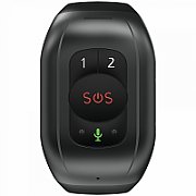 CANYON ST-02, Senior Tracker, UNISOC 8910DM, GPS function, SOS button, IP67 waterproof, single SIM, 32+32MB, GSM(850/900/1800/1900MHz), 4G Brand(1/2/3/5/7/8/20), 1000mAh, compatibility with iOS and android, Black, host: 65*42*20mm, strap: 20wide*240mm, 73g_2