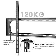 Suport TV de perete Heavy-Duty Blackmount XXLHD-LP73-69F, 60-120