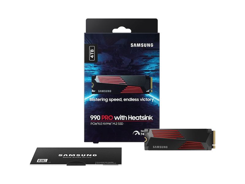 SAMSUNG 990 PRO SSD Heatsink 4TB M.2 NVMe_2