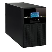 UPS TecnoWare FGCEDP1202IEC, 1200 VA, 1080 W, cu management, on-line, 3x C13, 1x C14, 1x USB, 12 V / 9Ah Sealed Lead-acid, LCD, Tower, Negru 