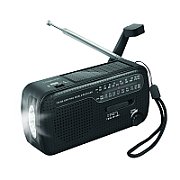 RADIO LOGILINK, cu Dinam, Panou Solar, 3.7V ac. litiu polimer, Lanterna, incarcator USB, 45Hz-20KHz, 