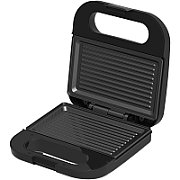 Sandwich maker Heinner SM-K750FGSL, putere: 750W, capacitate: 2 sandwich-uri, placi grill fixe anti-aderente, indicator luminos ON si  gata de folosire , protectie supraincalzire, maner rece, spatiu depozitare cablu alimentare, design depozitare verticala