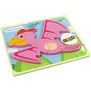 PUZZLE DIN LEMN PTERODACTIL, 8 PIESE_1