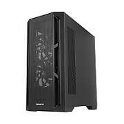 CARCASA Chieftec  APEX , Tower, ATX, fara sursa, 3xfan, USB 3.2 gen 2 Type-C x 2, USB 3.2 gen 1 x 2, USB 2.0 x 1, audio, mic, PSU shroud, 7 sloturi expansiune, iluminare ARGB, negru,  GA-01B-M-OP  (timbru verde 0.32lei)
