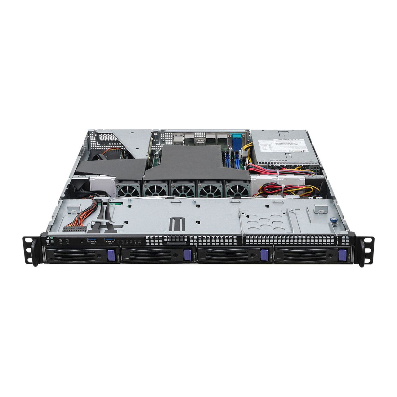 Asrock 1U4LW-B650/2L2T RPSU server barebone AMD B650 Socket AM5 Rack (1U)
