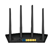 Asus Wireless Router RT-AX57, AX3000 2402 Mbps+ 574 Mbps, Dual-Band-2.4, 5Ghz, WI-FI 6, 4 x antene externe, Procesor: 1.7GHz quad-core, Memorie: 256 Mb RAM, 128Mb Flash, interfata: 1 x WAN, 4 x 10/100/1000, Dimensiuni: 230 x 134 x 56 mm, Greutate: 374g._3