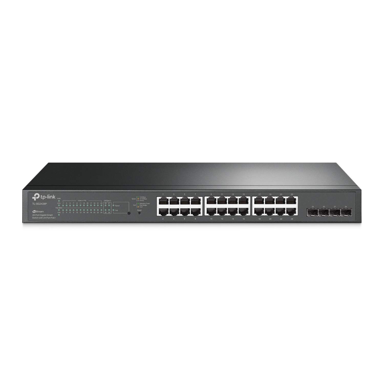 Switch TP-Link SG2428P, 28 porturi 10 / 100 / 1000 MBs