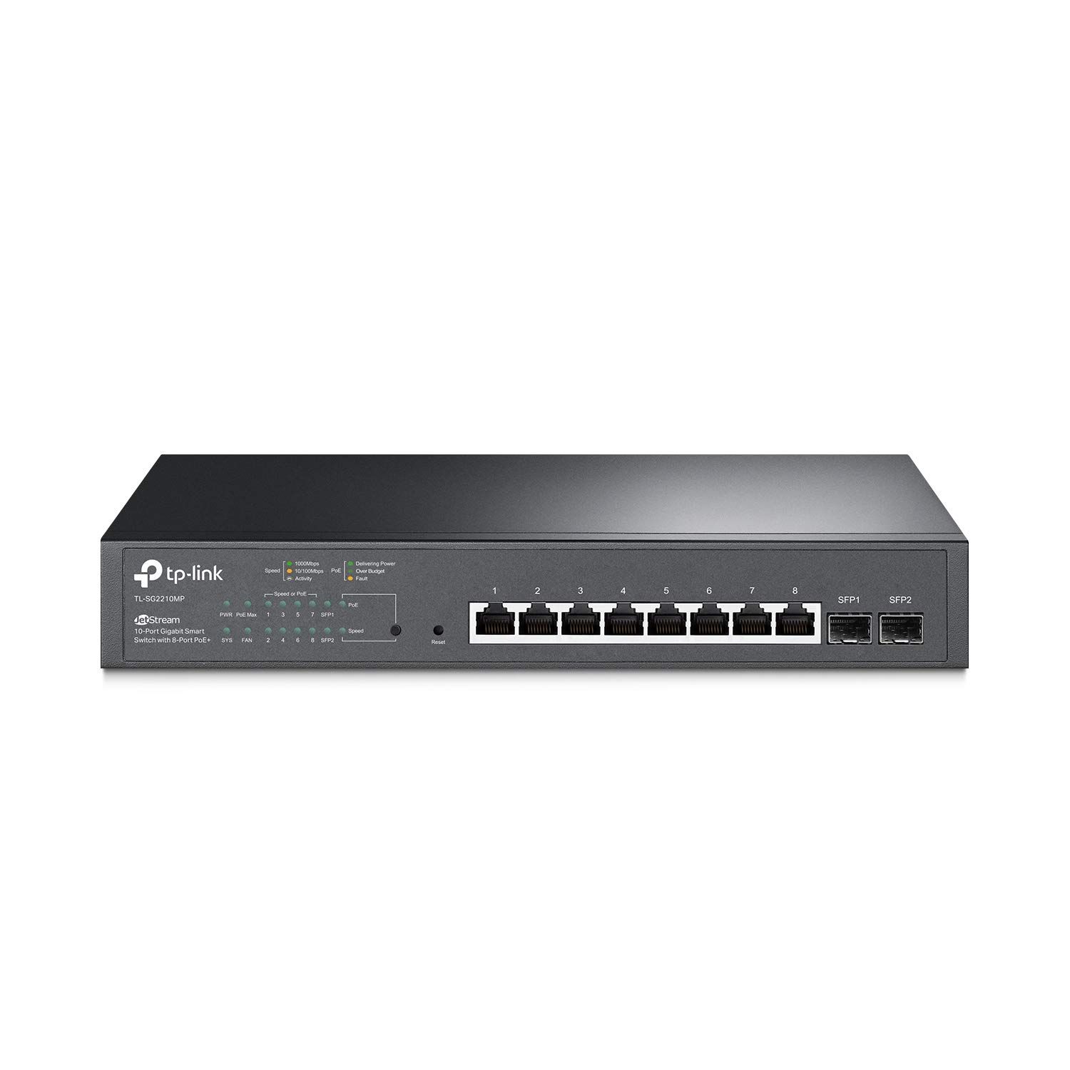 Switch TP-Link SG2210MP, 10 porturi 10 / 100 / 1000 MBs