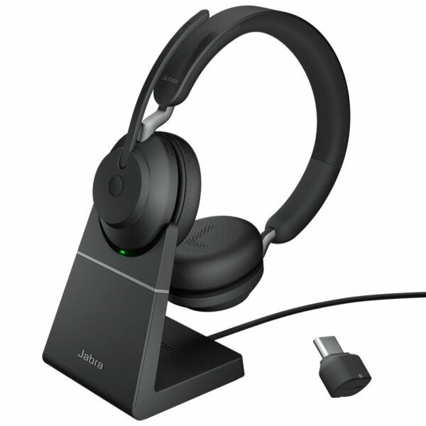 Jabra Evolve2 65, UC Stereo Căști Fără fir Bandă de fixare pe cap Birou/Call center USB tip-C Bluetooth Negru_2