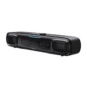 BOXA Baseus AeQur DS10 Mini Soundbar, bluetooth 5.3 + cablu USB Type-C, 7 culori RGB, negru, 