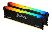 Memorie Kingston FURY Beast 32 GB DDR4 3200 MHz CL16, kit 2 x 16 GB, XMP 2.0, Negru, RGB