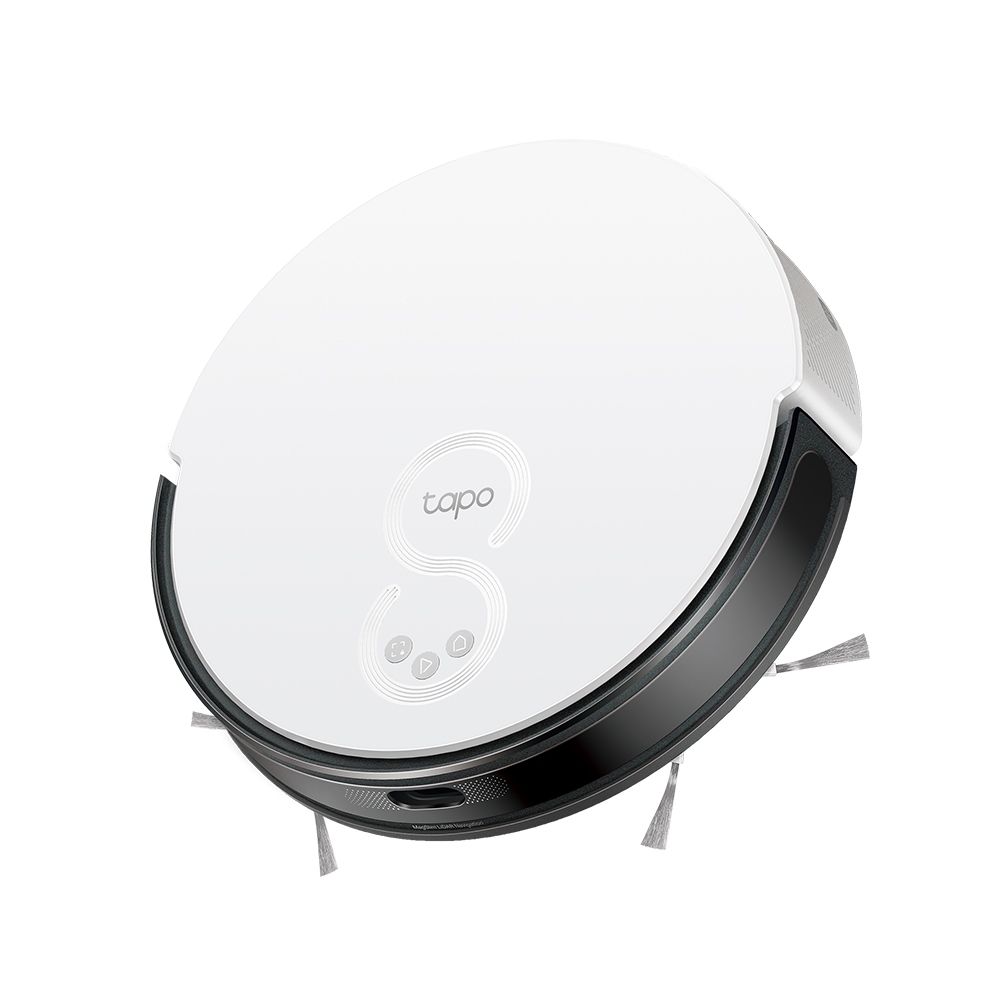 TP LINK Aspirator robot cu Mop și Navigare LiDAR TAPO RV20 MOP, Capacitate acumulator: 2600 mAh, Reincarcare si reluare, MagSlim LiDAR + Gyroscope, Harta virtuala, Inaltime de trecere: 20 mm, Putere aspiratie: 2700Pa, 4 niveluri, Capacitatea recipientului de colectare: 400ml, Filtru HEPA H11