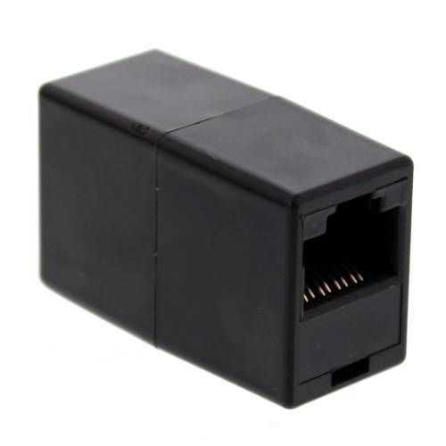Cupla SPACER RJ45, Modulara, pentru patch panel, 1 BUC, negru,  SPCP-1B-RJ45-M 