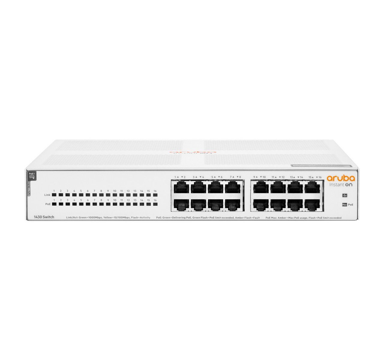Switch HPE R8R48A, 16 porturi 10 / 100 / 1000 MBs