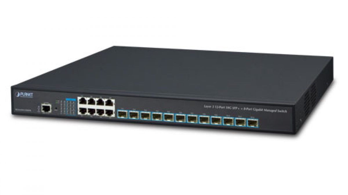 Switch Planet XGS-6350-12X8TR, 8 porturi 10/100/1000 Mbps