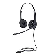 Jabra Biz 1500 Duo QD Căști Prin cablu Bandă de fixare pe cap Birou/Call center Negru_1