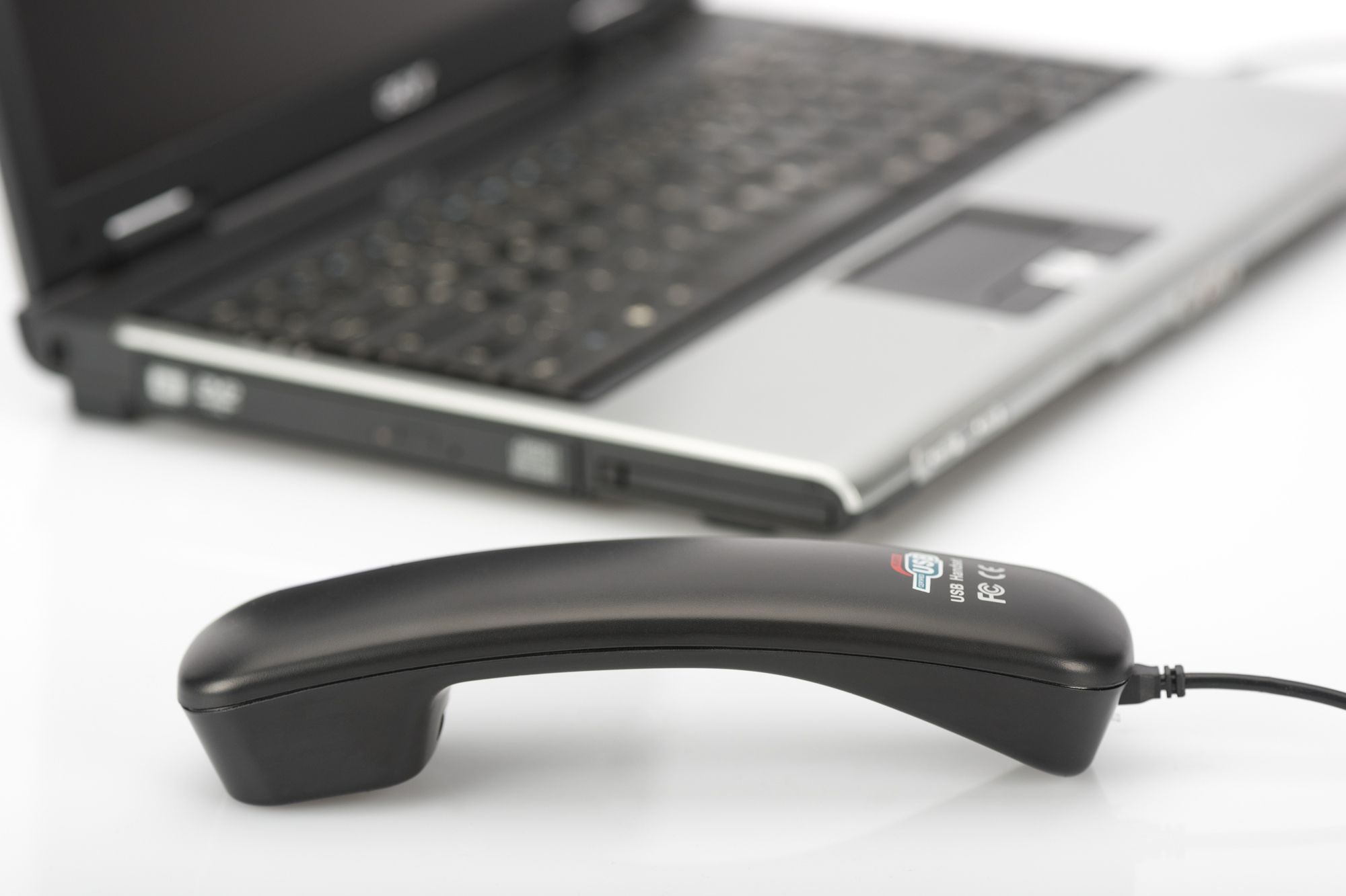 USB telephone handset USB A male-RJ10, cable lenght: 1.80-1.90m_2