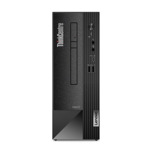 Desktop ThinkCentre neo 50s Gen 4, SFF 7.4L , Intel Core i3-13100, 4C (4P + 0E) / 8T, P-core 3.4 / 4.5GHz, 12MB, Memorie: 1x 16GB UDIMM DDR4-3200, HDD: 512GB SSD M.2 2280 PCIe 4.0x4 NVMe Opal 2.0, Graphics: Integrated Intel UHD Graphics 730, Optical: 9.0mm DVD, WLAN + Bluetooth: Intel AX201, 11ax_3