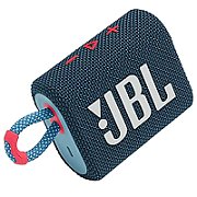 JBL GO 3 - Wireless Bluetooth portable speaker with integrated loop for travel with USB-C - Blue/Pink_1