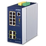 PLANET IGS-5225-8P4S switch-uri Gestionate L2+ Gigabit Ethernet (10/100/1000) Power over Ethernet (PoE) Suport Albastru, Argint_1