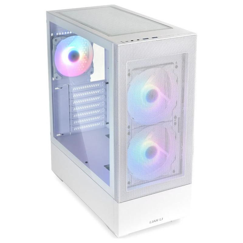 Carcasa PC Lian Li LANCOOL 205 Mesh C Mid-Tower White, Tempered Glass, 1x120mm 2x140mm preinstalled fans, PCI Slots 7, ATX_2