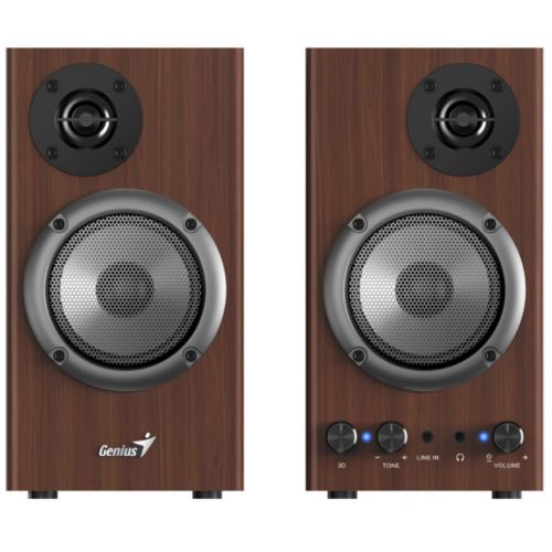 BOXE GENIUS 2.0, RMS: 16W (2 x 8W),  wood,  SP-HF500B   31730047400  (timbru verde 4.00 lei)