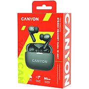 CANYON OnGo TWS-10 ANC+ENC, Bluetooth Headset, microphone, BT v5.3 BT8922F, Frequence Response:20Hz-20kHz, battery Earbud 40mAh*2+Charging case 500mAH, type-C cable length 24cm,size 63.97*47.47*26.5mm 42.5g, Black_2