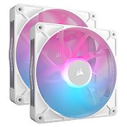 Ventilatoare Carcasa CORSAIR iCUE LINK RX140 2x140mm RGB ALB, viteza 0.300-1700 RPM +/- 10%, Airflow: 18.1-95.7 CFM, Presiune Statica: 0.15-3.79 mm-H2O, Nivel de zgomot: 10-36dBA, Prindere magnetica, Lungime cablu 135mm, 600mm_1