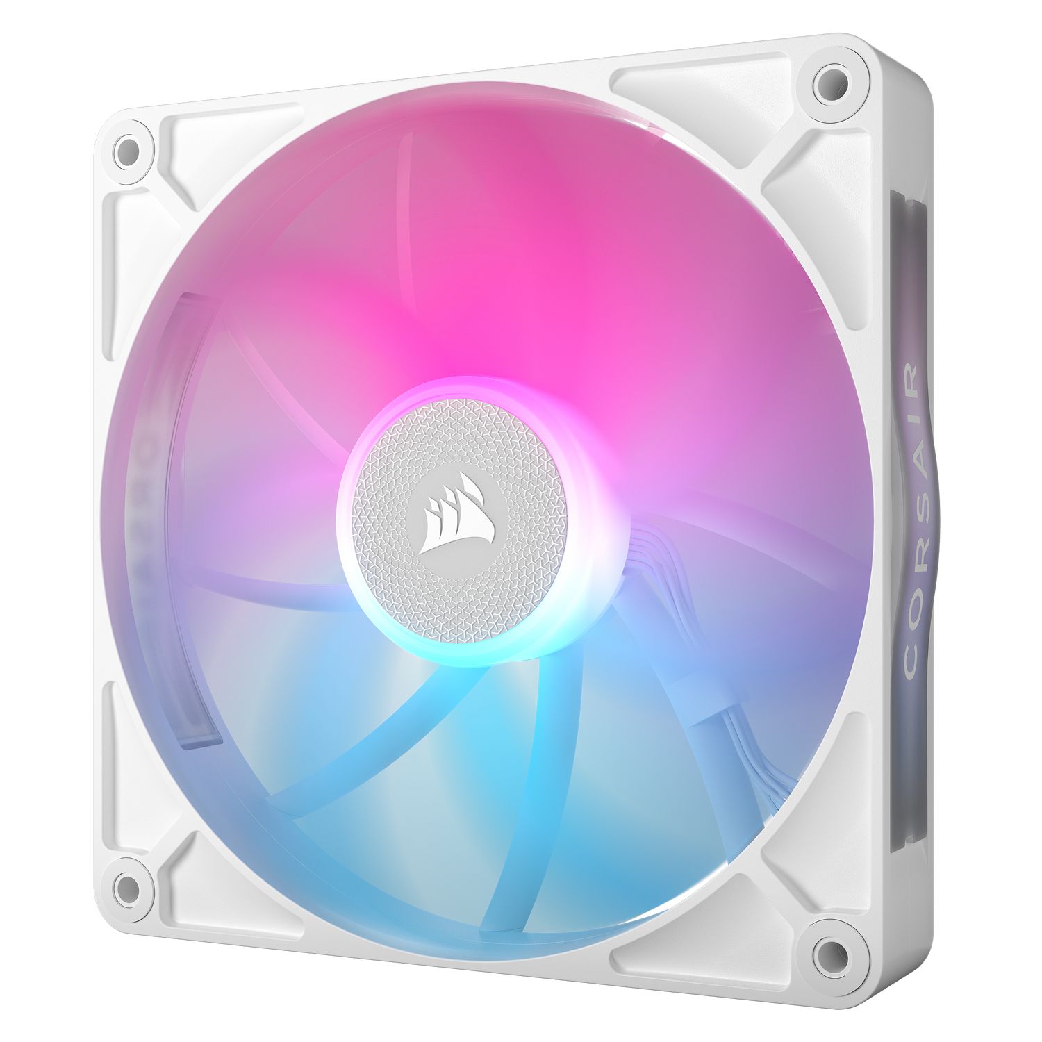 Ventilatoare Carcasa CORSAIR iCUE LINK RX140 2x140mm RGB ALB, viteza 0.300-1700 RPM +/- 10%, Airflow: 18.1-95.7 CFM, Presiune Statica: 0.15-3.79 mm-H2O, Nivel de zgomot: 10-36dBA, Prindere magnetica, Lungime cablu 135mm, 600mm_5