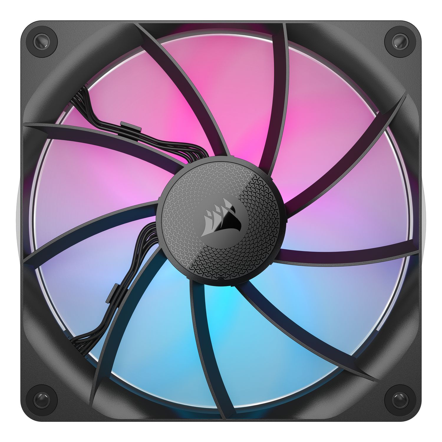 Ventilator Carcasa CORSAIR iCUE LINK RX140 2x140mm RGB NEGRU, viteza 0.300-1700 RPM +/- 10%, Airflow: 18.1-95.7 CFM, Presiune Statica: 0.15-3.79 mm-H2O, Nivel de zgomot