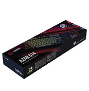 LORGAR Azar 514, Wired mechanical gaming keyboard, RGB backlight, 1680000 colour variations, 18 modes, keys number: 104, 50M clicks, linear dream switches, spring cable up to 3.4m, ABS plastic+metal, magnetic cover, 450*136*39mm, 1.17kg, white, EN layout_1