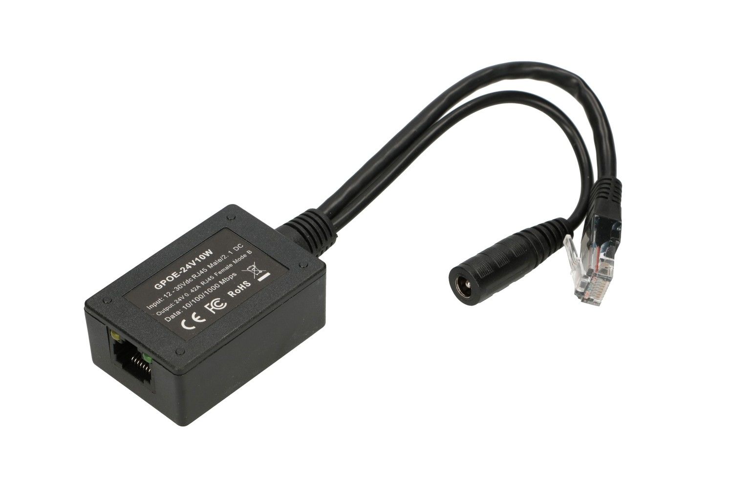 Extralink EX.14688 adaptoare PoE Fast Ethernet, Gigabit Ethernet 24 V