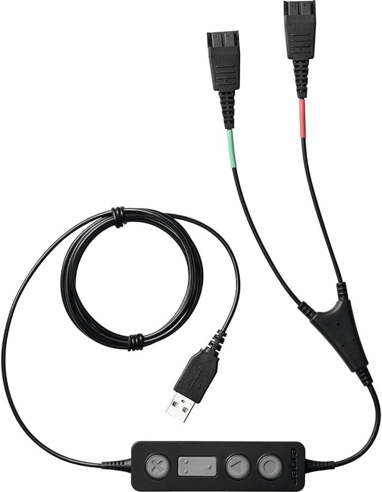 Jabra Link 265 cablu audio USB2.0 2x QD Negru