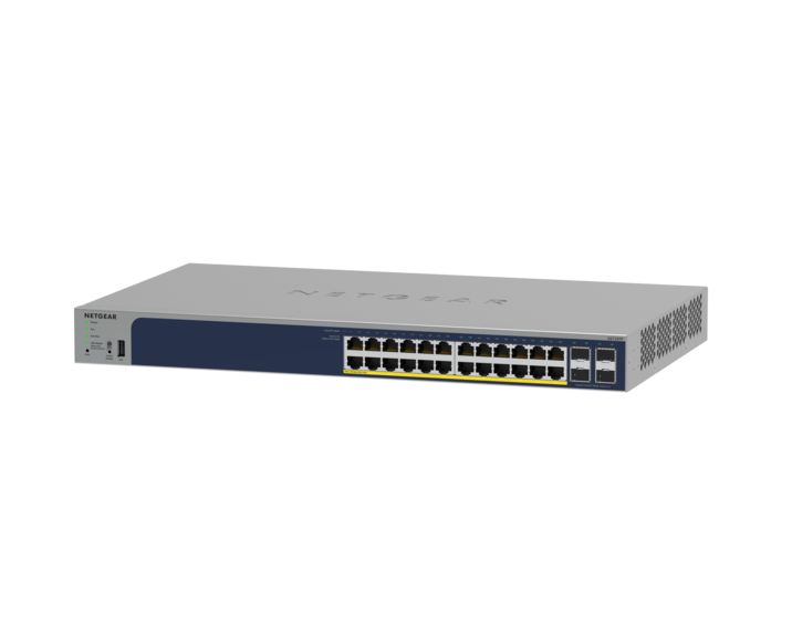 Switch NetGear GS728TP-300EUS, 28 porturi 10 / 100 / 1000 MBs