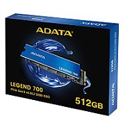 SSD ADATA LEGEND 700, 512 GB, M.2, PCIe Gen3.0 x4, 3D TLC Nand, R/W: 2000/1600 MB/s, 