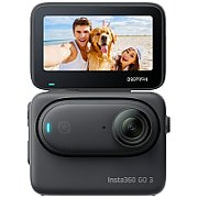 Camera video Insta 360 GO 3 128 GB, Max. Resolution 2.7K, Photo Resolution 2560x1440 (16:9),Battery GO 3: 310mAh, Action Pod: 1270mAh, Color Profiles Standard, Vivid, Flat, Storage 32GB, 64GB, 128GB, Video Format MP4, Photo Modes Photo, HDR Photo, Interval, Starlapse, Bluetooth BLE 5.0, negru_1