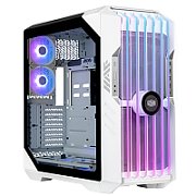 CARCASA Cooler Master HAF 700 EVO, Tower, ATX, fara sursa, 5xfan, USB 3.2 gen2 Type-C x 1, USB 3.2 gen 1 x 4, audio, mic, LED controller ARGB, , PSU shroud, 8 sloturi expansiune, iluminare , alb, 