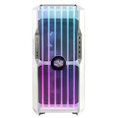 CARCASA Cooler Master HAF 700 EVO, Tower, ATX, fara sursa, 5xfan, USB 3.2 gen2 Type-C x 1, USB 3.2 gen 1 x 4, audio, mic, LED controller ARGB, , PSU shroud, 8 sloturi expansiune, iluminare , alb, 